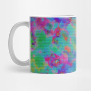 Cosmic Cyber Rainbow Tech Glitch Mug